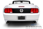 3D Carbon Mustang Dual Exhaust Rear Valance (05-09 V6)